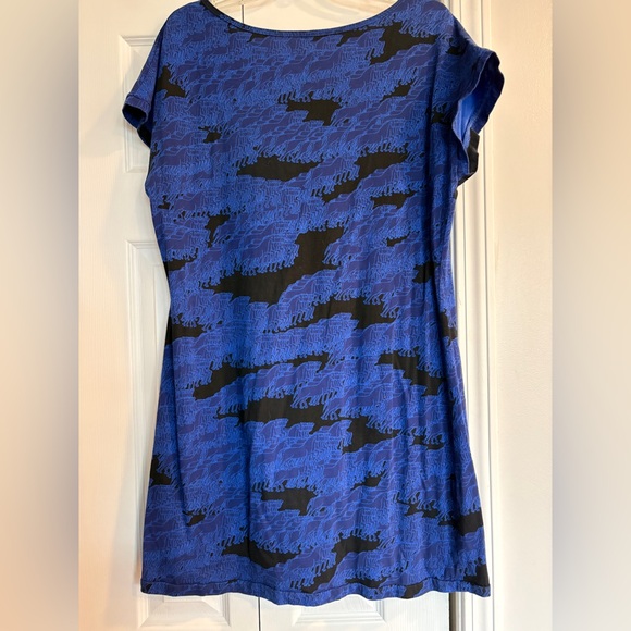 Pretty Snake Mystical Horse Trails Print Cotton Jersey Tee Shirt Dress - Medium - Picture 11 of 14